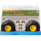 Mattel Hot Wheels Monster Trucks, Oversized Monster Truck, 1:24 Scale Die-Cast Toy Truck with Giant Wheels and Cool Designs - Gunkster