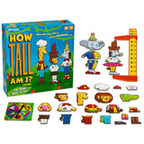 How Tall Am I? - Preschool Game of Measuring - Mix and Match to Create Your Animal, Tallest Wins! - Ages 4 and Up, 2-4 Players