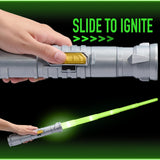 Goliath Power Saber Energy Blade Green First Ever Automatic Saber Auto Extending & Retracting Saber Extends 35'' (90cm) Motion Based SFX Ages 6 and up