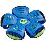 WAHU Phlat Ball Classic Flying Saucer Ball Toy for Kids Ages 5+, Collapsible Time Delay Frisbee Flying Disc Toy, Throw a Disc Catch a Ball, Blue