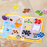 Melissa and Doug Blue's Clues & You! Wooden Chunky Puzzle - Fridge Food (10 Pieces)