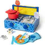 Melissa and Doug Blue's Clues & You! Wooden Cooking Play Set (42 Pieces)