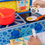 Melissa and Doug Blue's Clues & You! Wooden Cooking Play Set (42 Pieces)
