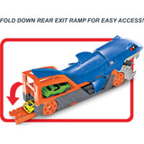 Hot Wheels Toy Car Playset, Takeoff Adventure Airport Set with Die-Cast Audi in 1:64 Scale, Plastic Plane, Take-Off & Landing Feature & Storage