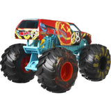 Hot Wheels Monster Trucks, Oversized Monster Truck, 1:24 Scale Die-Cast Toy Truck with Giant Wheels and Cool Designs