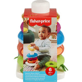 Fisher-Price Baby Toy Sensory Rock-a-Stack, Rings with Fine Motor Activities for Developmental Play for Infants Ages 6+ Months