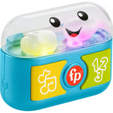 Fisher Price Laugh & Learn Play Along Ear Buds with Music Lights & Fine Motor Activities for Infants Ages 6+ Months