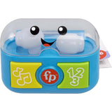 Fisher Price Laugh & Learn Play Along Ear Buds with Music Lights & Fine Motor Activities for Infants Ages 6+ Months
