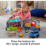 Fisher Price Little People Toddler Toy Light-Up Learning Camper Playset with Smart Stages for Pretend Play Kids Ages 1+ Years