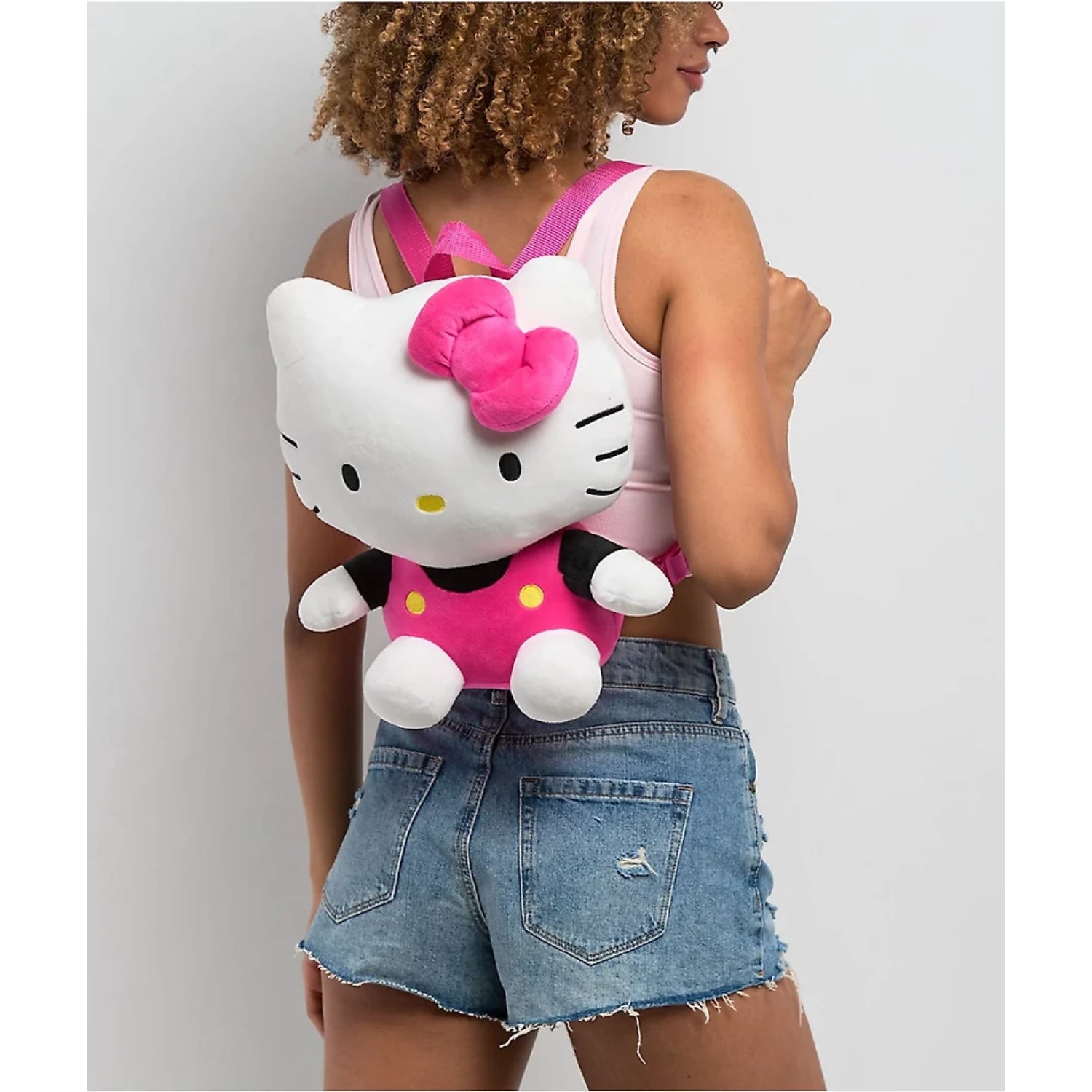 Hello Kitty Big Pink Bow 15 Plush Backpack