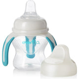 Evenflo Feeding Soft-flo Trainer Sippy Cup with Handle for Growing Baby and Toddler - Clear, 5 Ounce