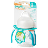 Evenflo Feeding Soft-flo Trainer Sippy Cup with Handle for Growing Baby and Toddler - Clear, 5 Ounce