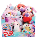 JA-RU Plushy Gushee Huggy Wraps Plush Animal Slap Bracelet | Furry & Fashionable Wearable Stuffed Toy | 6 Cute Animals - Randomly Selected