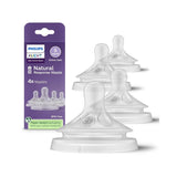 Philips Avent Natural Response Nipples, 4 Pack
