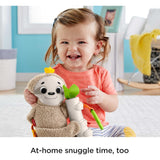 Fisher Price Baby Toy Slow Much Fun Stroller Sloth, Travel Activity with Motion & Sensory Details for Newborns Ages 0+ Months
