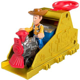 Fisher-Price Imaginext Launcher Set with 3-inch Woody Action Figure & Toy Vehicle, Inspired by Disney Pixar Toy Story