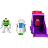 Fisher-Price Imaginext Launcher Set with 3-inch Buzz Lightyear Action Figure & Toy Vehicle, Inspired by Disney Pixar Toy Story