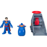 Imaginext DC Super Friends, Launcher Set with 3-inch Superman Action Figure, Toy Vehicle