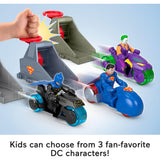 Imaginext DC Super Friends, Launcher Set with 3-inch Superman Action Figure, Toy Vehicle