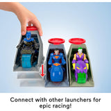 Imaginext DC Super Friends, Launcher Set with 3-inch Superman Action Figure, Toy Vehicle