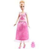 Mattel Disney Princess Toys, Cinderella Fashion Doll with 2 Looks, 9 Accessories, 2 Snap-On Bodices & 2 Skirts