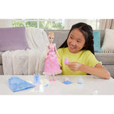 Mattel Disney Princess Toys, Cinderella Fashion Doll with 2 Looks, 9 Accessories, 2 Snap-On Bodices & 2 Skirts