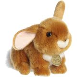 Aurora Adorable Miyoni Tots Playful Baby Bunny Stuffed Animal - Lifelike Details Make a Cherished Companion - Perfect for Decorating Bedrooms or Classrooms - Ginger 7.5 Inches