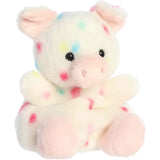 Aurora® Adorable Palm Pals™ Patsy Funfetti Pig™ Stuffed Animal - Fun Collectible Plush for Kids and Adult Collectors - Perfect for Decorating Rooms and Birthday Gifts - White 5 Inches
