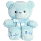 Ebba Snuggly Comfy™ Bear Baby Stuffed Animal - Comforting Companion - Imaginative Play - Blue 18 Inches