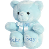 Ebba Snuggly Comfy™ Bear Baby Stuffed Animal - Comforting Companion - Imaginative Play - Blue 18 Inches