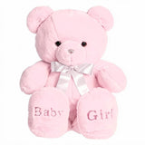 Ebba™ - Comfy™ Large Pink Bear - Baby Girl 13"