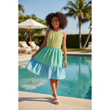 Bonnie Jean Mia Color Block Knit Dress