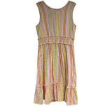 Bonnie Jean Hailey Ruffle Fun Stripes Maxi Sundress