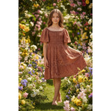Bonnie Jean Savannah Pebble Flutter Sundress