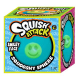 Ja-Ru Smiley Squish Attack Neon Sensory Ball,  Randomly Selected