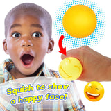 Ja-Ru Smiley Squish Attack Neon Sensory Ball,  Randomly Selected