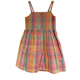 Bonnie Jean Kaylee Gingham Plaid Pull Through Bow Dress