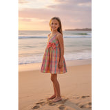 Bonnie Jean Kaylee Gingham Plaid Pull Through Bow Dress