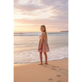 Bonnie Jean Kaylee Gingham Plaid Pull Through Bow Dress