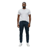 French Toast Mens Pull-On Stretch Twill Jogger with Zipper Pockets