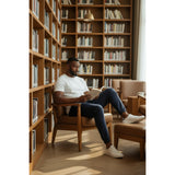 French Toast Mens Pull-On Stretch Twill Jogger with Zipper Pockets