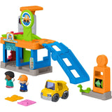 Fisher-Price Little People Fillin’ Fun Service Station Playset - 5 Play Pieces, Vehicle Pretend Play, Folds for Storage, Toddlers & Kids Ages 1+ Years