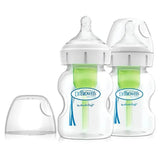 Dr. Brown’s Natural Flow® Anti-Colic Options+™ Wide-Neck Baby Bottle - 2 Pack, 5oz
