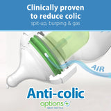 Dr. Brown’s Natural Flow® Anti-Colic Options+™ Wide-Neck Baby Bottle - 2 Pack, 5oz