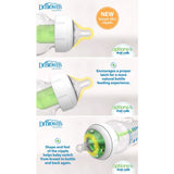 Dr. Brown's 9 oz Options+ Wide-Neck Bottles, 2-Pack