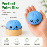 Dumpling Squishy Mystery Box, Random 1 of 14 Colors, Cute Squishy Dumpling Toy, Randomly Selected