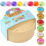 Dumpling Squishy Mystery Box, Random 1 of 14 Colors, Cute Squishy Dumpling Toy, Randomly Selected