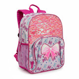 Madison Dakota 16" Flip Sequin Bow Print Backpack