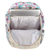 Jessica Simpson 16" Floral Boucle Backpot with Laptop Sleeve, Perfect for School & Travel