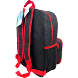 Spiderman 16 Inch Backpack With Removable Matching Lunch Box Set (Black-Red Slinger)